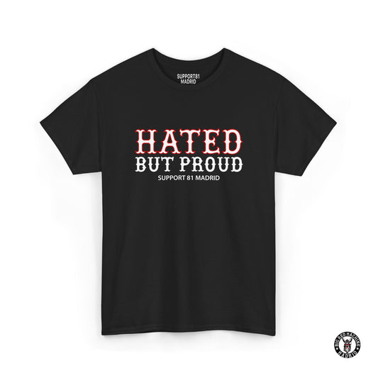 T-Shirt Support 81 Hated But Proud Red And White MC Motorcycle Tee