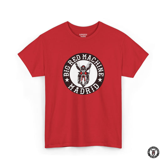 Red Support 81 Classic Biker T-Shirt Motorcycle Club Madrid