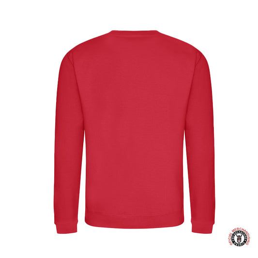 Sudadera Madrid Support81 Spain Rojo Fuego Premium Sweatshirt