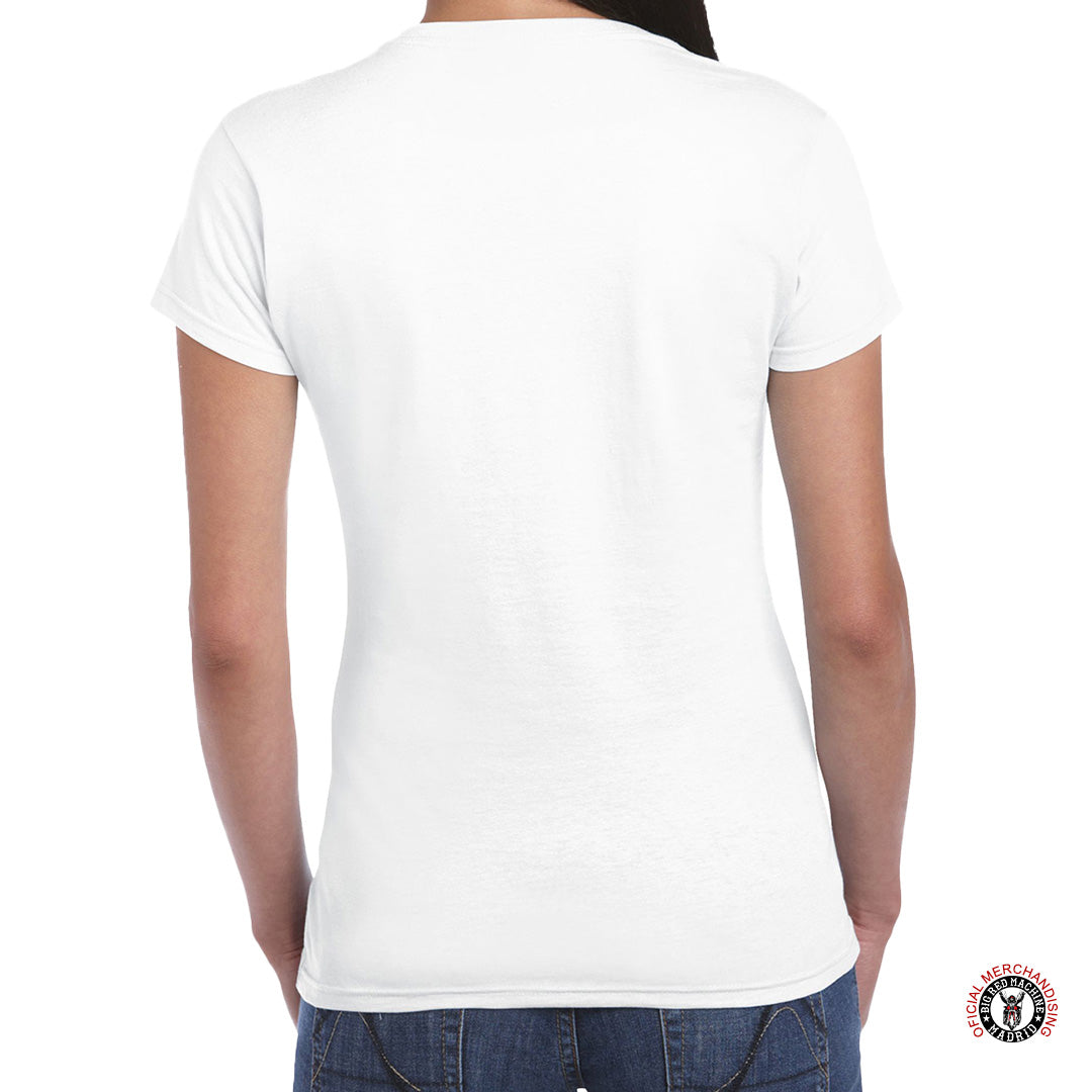 Wings And Wheels Red – Camiseta Premium Mujer Support 81 Madrid