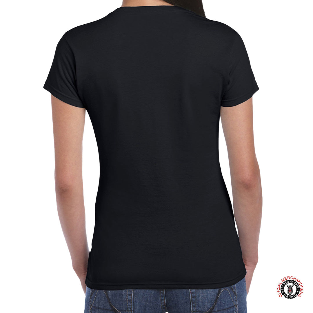 Wings And Wheels Red – Camiseta Premium Mujer Support 81 Madrid