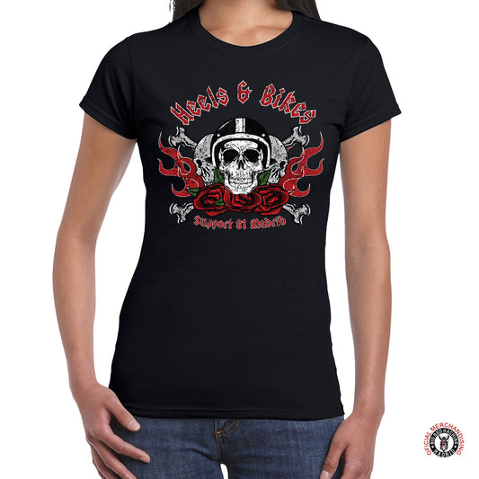 Heels And Bikes – Camiseta Premium Mujer Support 81 Madrid