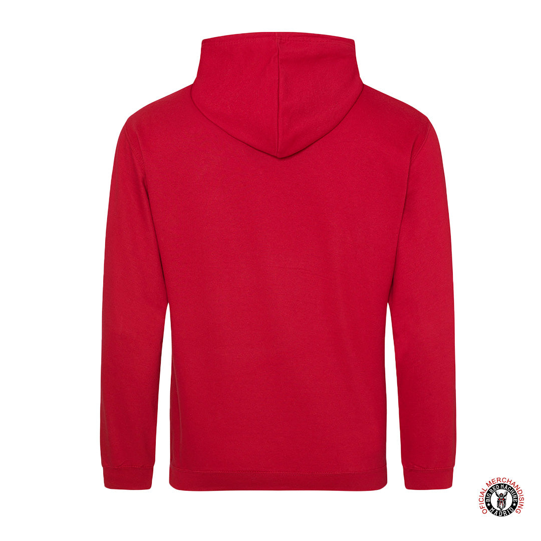 Support81 Sudadera Premium Thug Life Fire Red De 280g - Actitud Al Estilo Biker