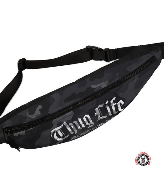 Support 81 Fanny Pack Dark Camu | 2 Pocket Urban Waist Bag | Camouflage Design | Riñoneras