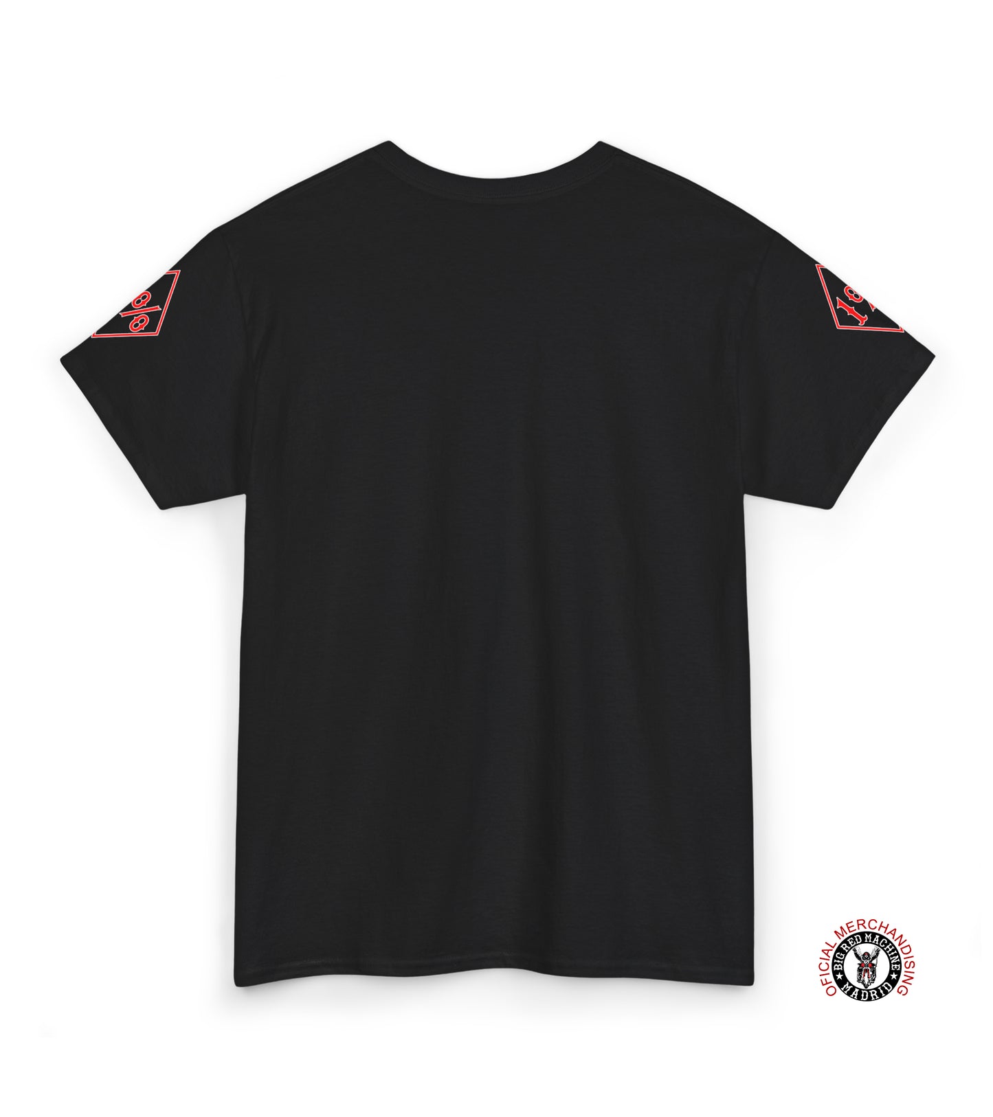 Madrid Support 81 Spain Heavy Cotton T-Shirt, MC Style And Biker Shirt, Motorcycle Apparel, Motorcycle Club Tee, 81 T-Shirt Gift, Harley Tee