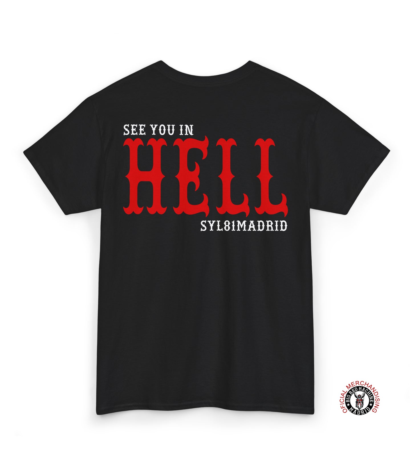 Support 81 Madrid T-Shirt See You In Hell, Motorcycle Club Inspired Tee For Men & Women, MC Supporter Shirt, Hells Angels Club Style