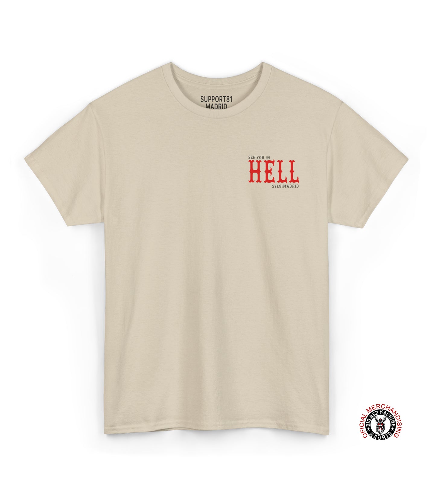 Support 81 T-Shirt See You In Hell, Biker Club Inspired Tee For Men & Women, MC Supporter Shirt, Hells Angels Motorcycle Club Style