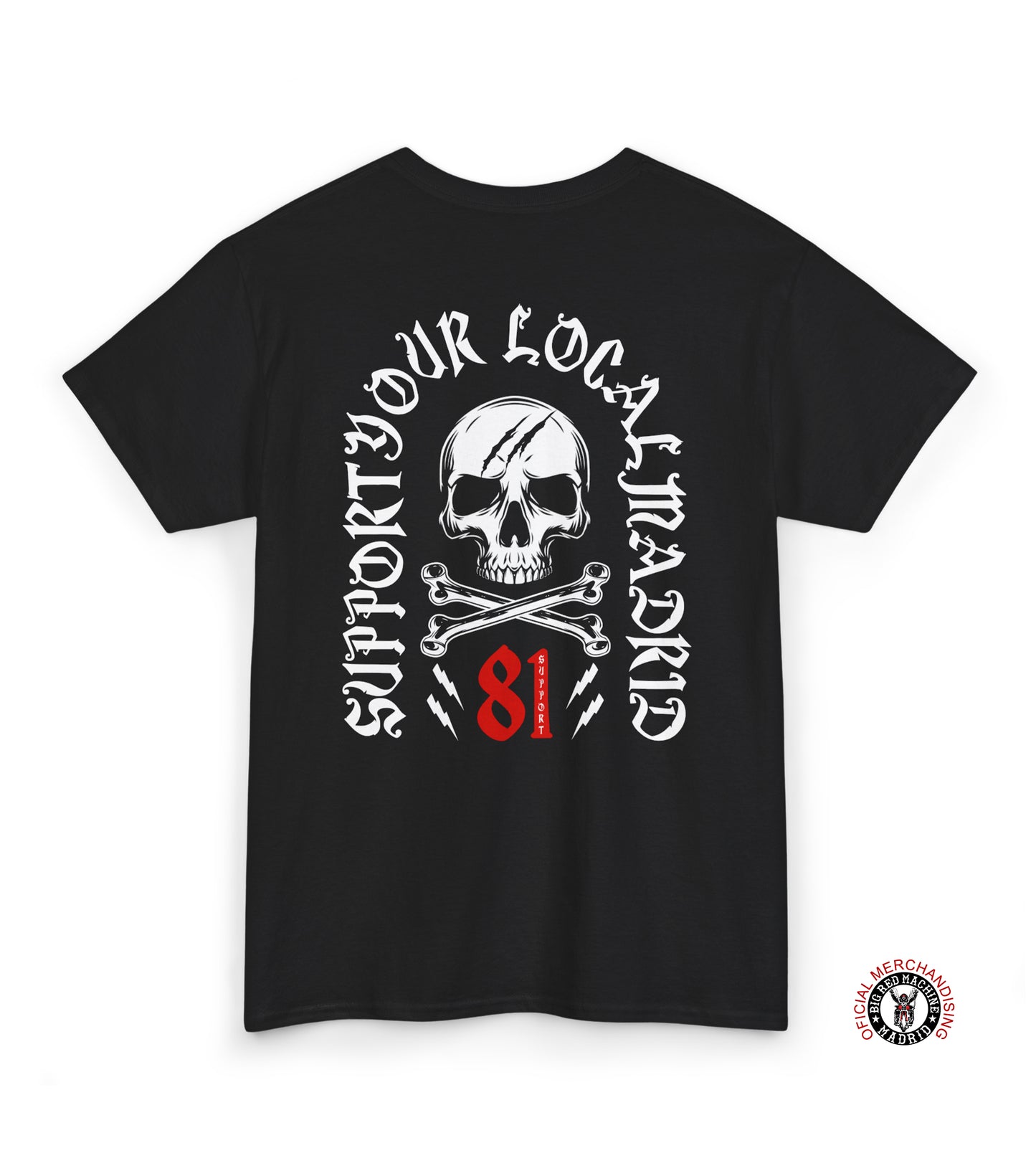 Support 81 Skull And Crossbones T-Shirt, Skull And Crossbones, Hells Angels, Skeleton Bike Shirt, Motorcycle Gifts, Motorcycle T Shirts