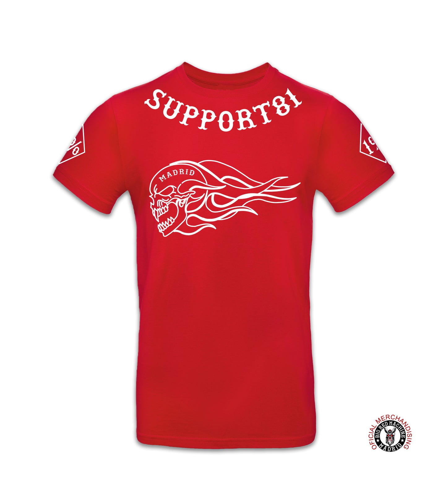 Skull Support 81 Madrid - T-Shirts für Männer