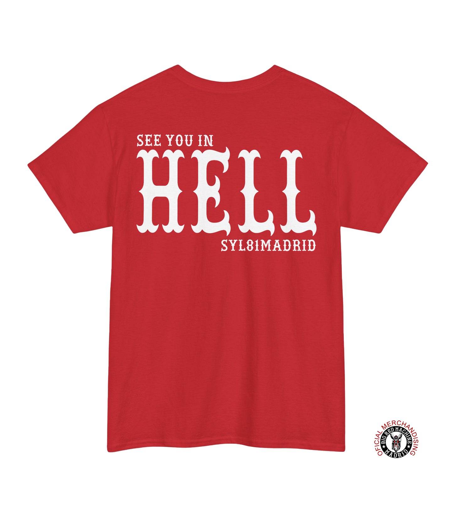 Support 81 Madrid T-Shirt See You In Hell, Motorcycle Club Inspired Tee For Men & Women, MC Supporter Shirt, Hells Angels Club Style