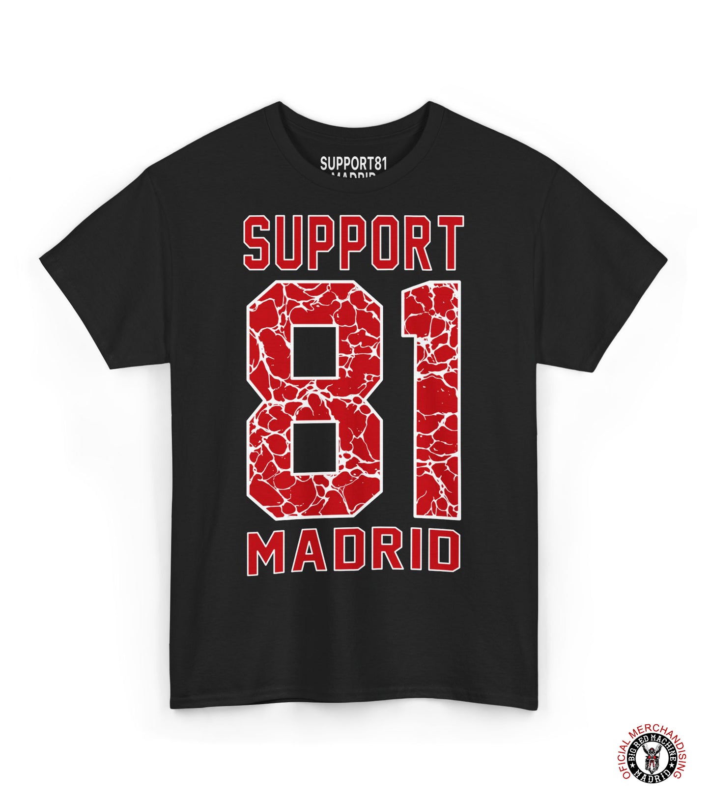 Support 81 Madrid Street T-Shirt – Men's Urban Rider Style Tee