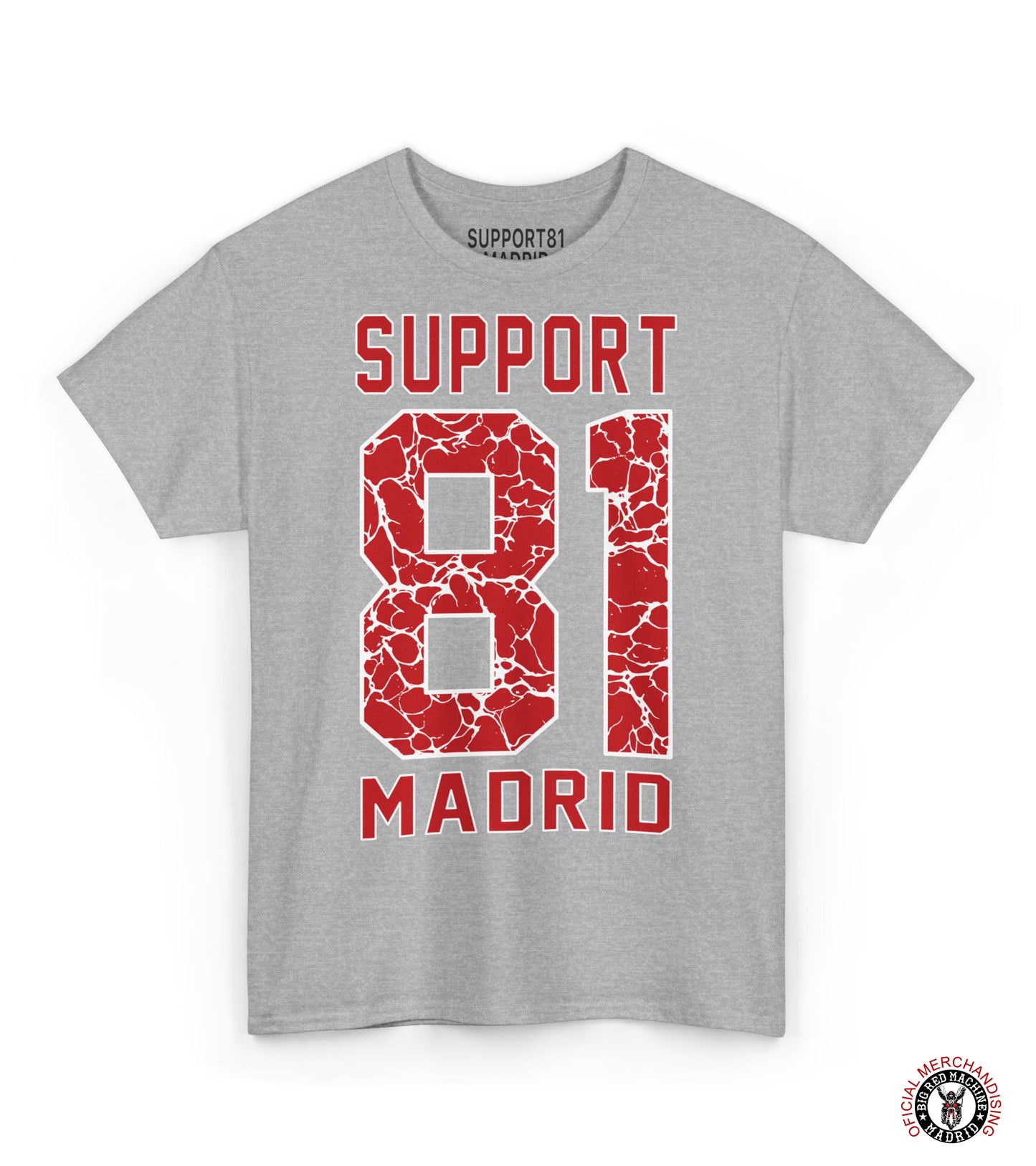 Support 81 Madrid Street T-Shirt – Men's Urban Rider Style Tee