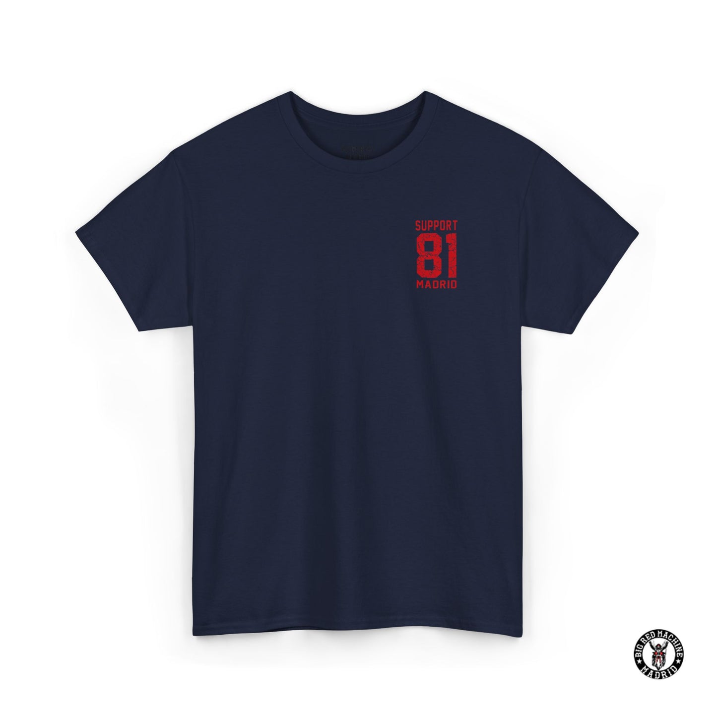 Navy Front Support 81 Streetwear T-Shirt - Men's Urban Tee