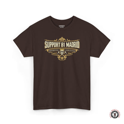 Brown Support 81 Motorcycle Club Culture T-Shirt - Tattoo Style Graphic Tee