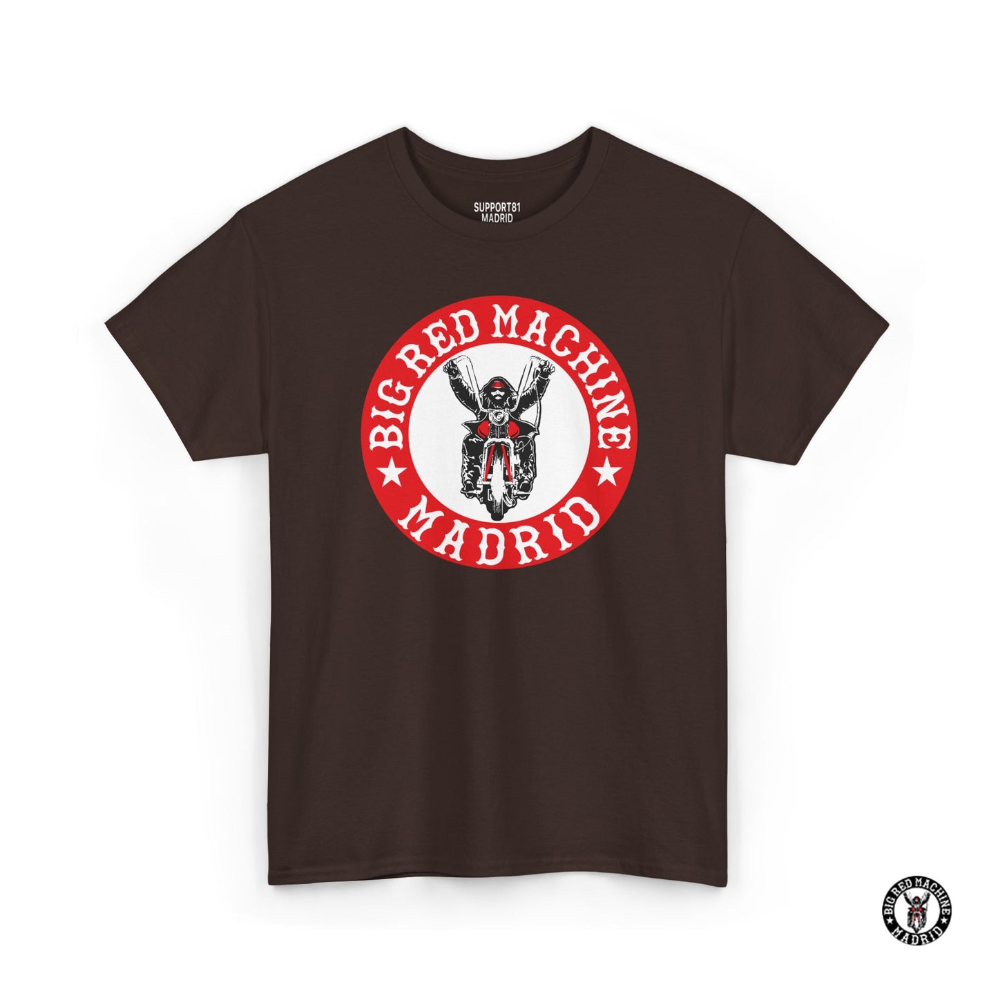 Brown Support 81 Classic Biker T-Shirt Motorcycle Club Madrid