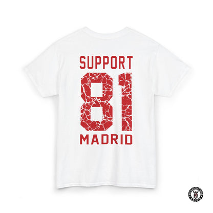 White Back Support 81 Streetwear T-Shirt - Men's Urban Tee