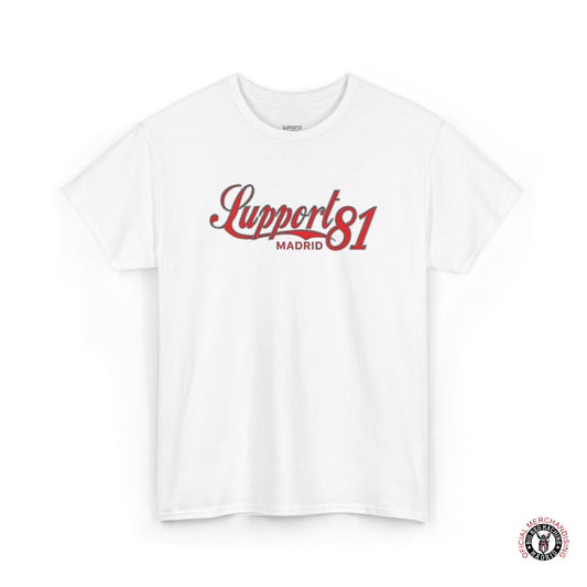 Support 81 Madrid T-Shirt Vintage - Casual Motorcycle Streetwear white