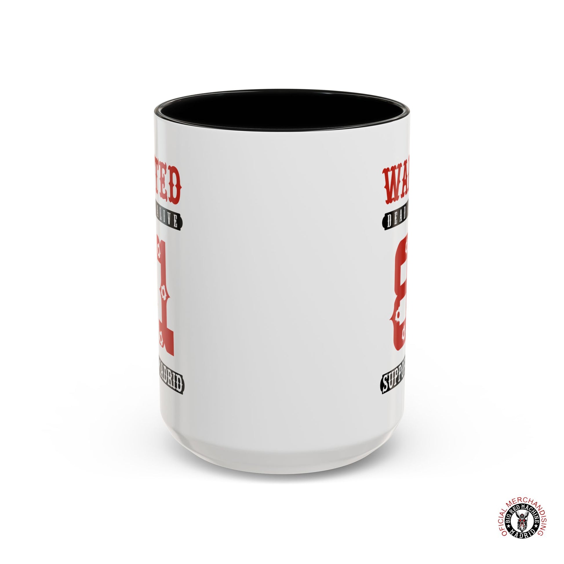 Wanted Support 81 Coffee Mugs 15oz - 0.44ml Black