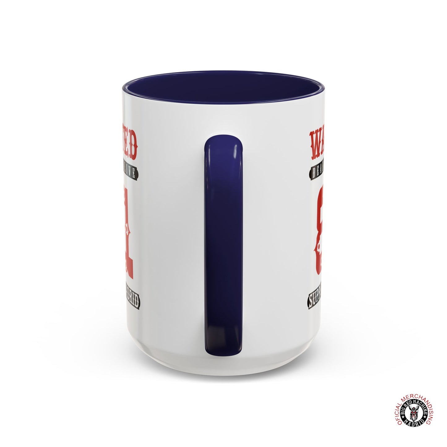 Wanted Support 81 Coffee Mugs 15oz - 0.44ml Navy Handle