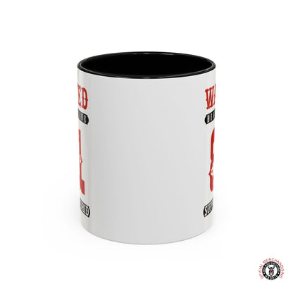Wanted Support 81 Coffee Mugs 11oz - 0.33ml Black Front