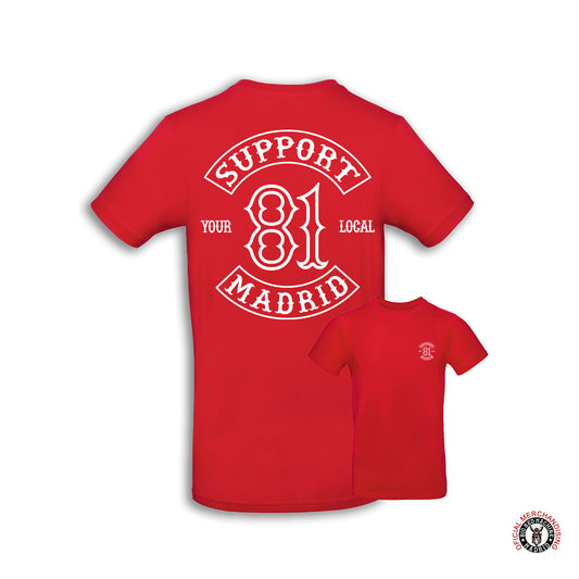 Patchwork Support 81 Madrid Rojo Hells Angels Madrid