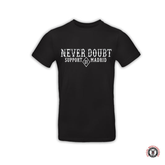 Never Doubt Camiseta Negro Artic Camo Support 81 - T-Shirt Moteras De Hombre