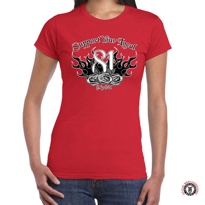 Hell Flower – Camiseta Premium Mujer Support 81 Madrid