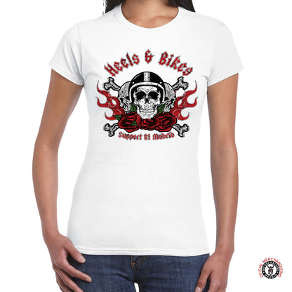 Heels And Bikes – Camiseta Premium Mujer Support 81 Madrid