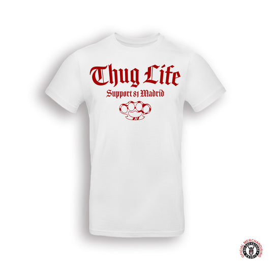 Camiseta Support 81 Madrid "Thug Life" para moteros apasionados