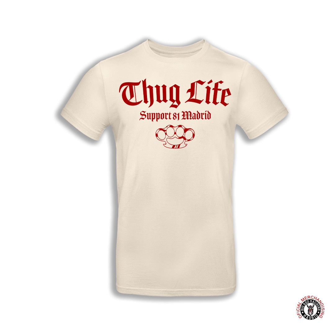 Camiseta Support 81 Madrid "Thug Life" para moteros apasionados