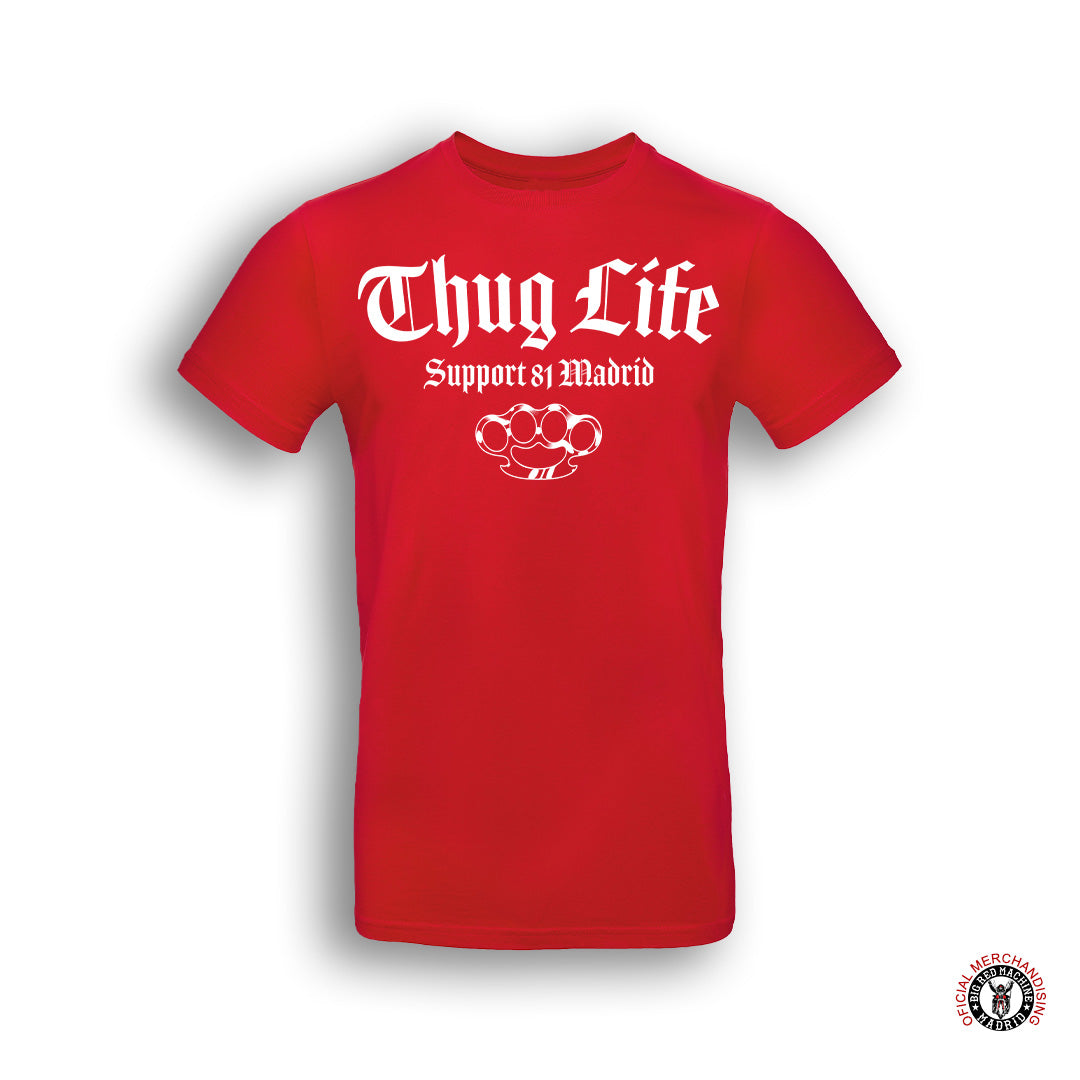 Camiseta Support 81 Madrid "Thug Life" para moteros apasionados