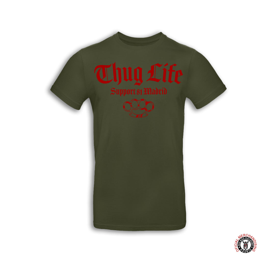 Camiseta Support 81 Madrid "Thug Life" para moteros apasionados