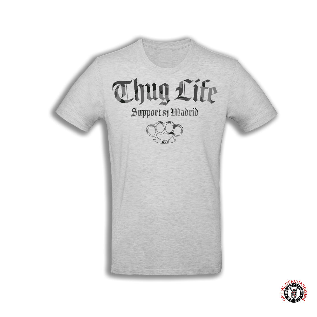 Camiseta Support 81 Madrid "Thug Life" Camuflaje Ártico