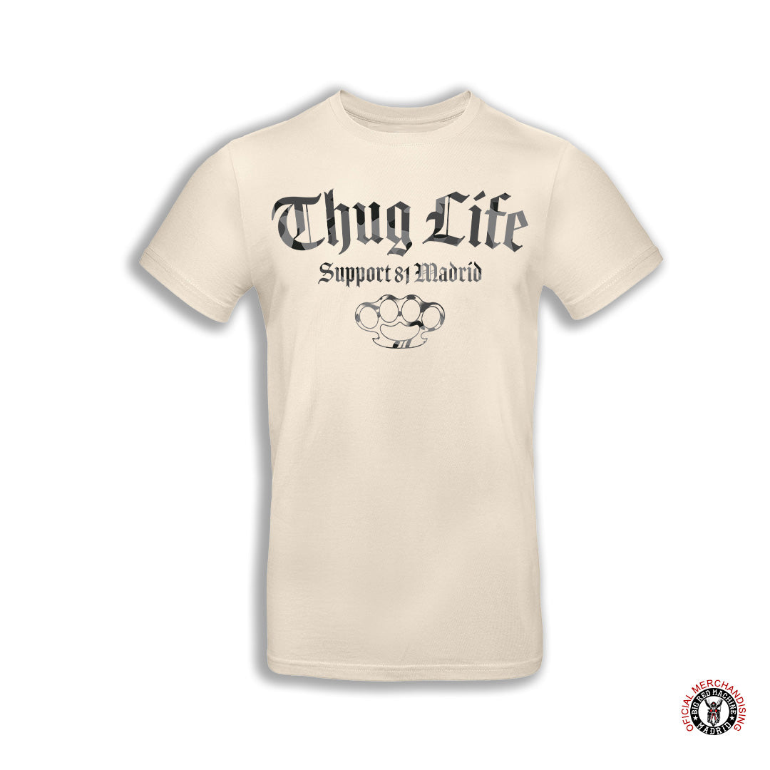 Camiseta Support 81 Madrid "Thug Life" Camuflaje Ártico