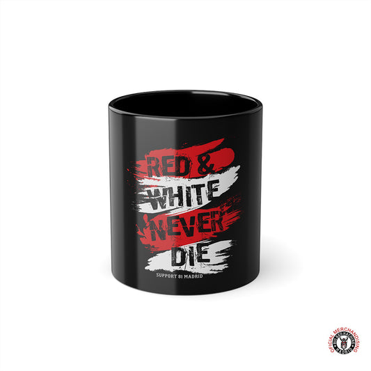 Taza Support 81 Red And White Never Dies - Para Siempre