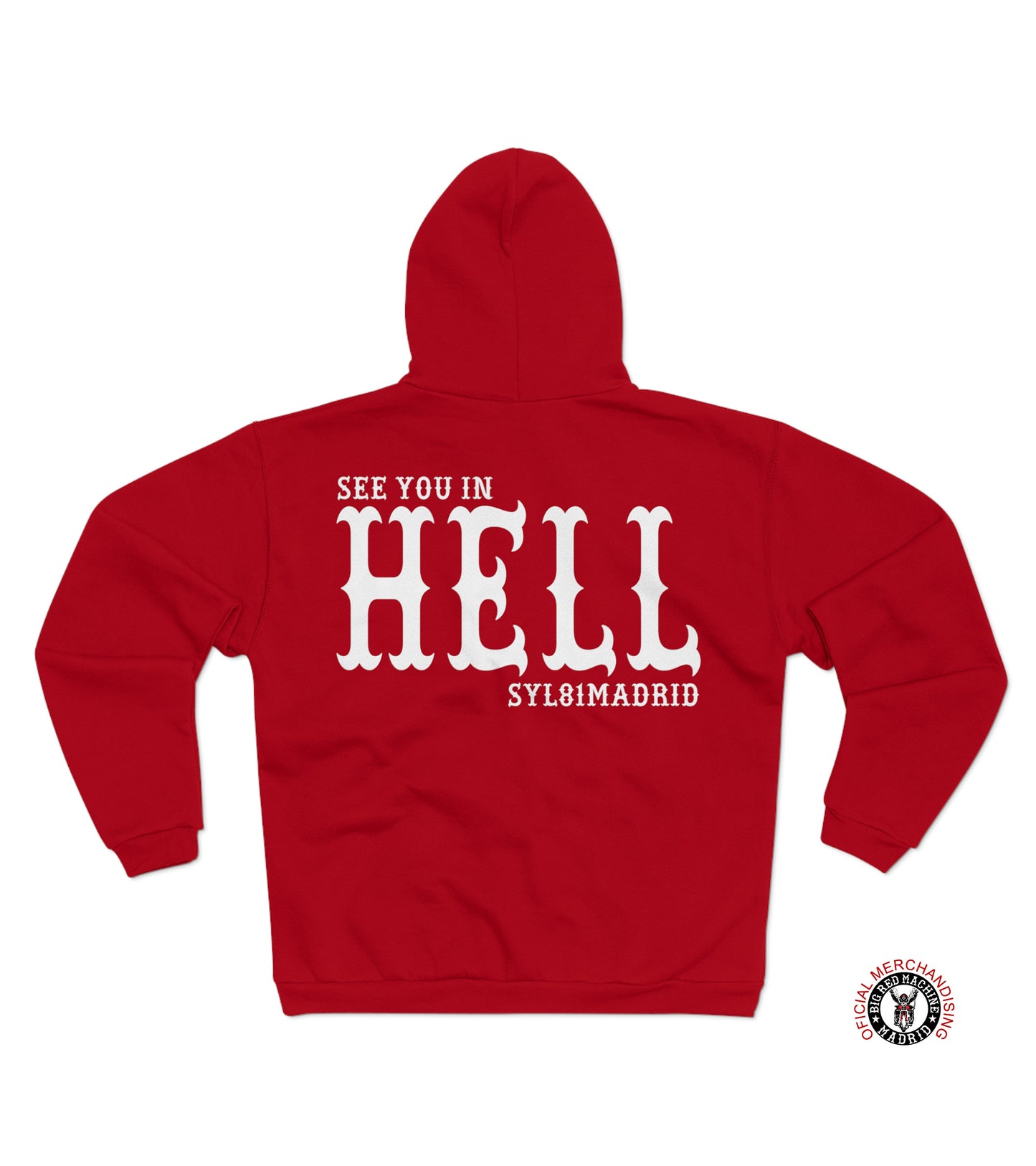 Support 81 Madrid Zip-Up Hoodies See You In Hell