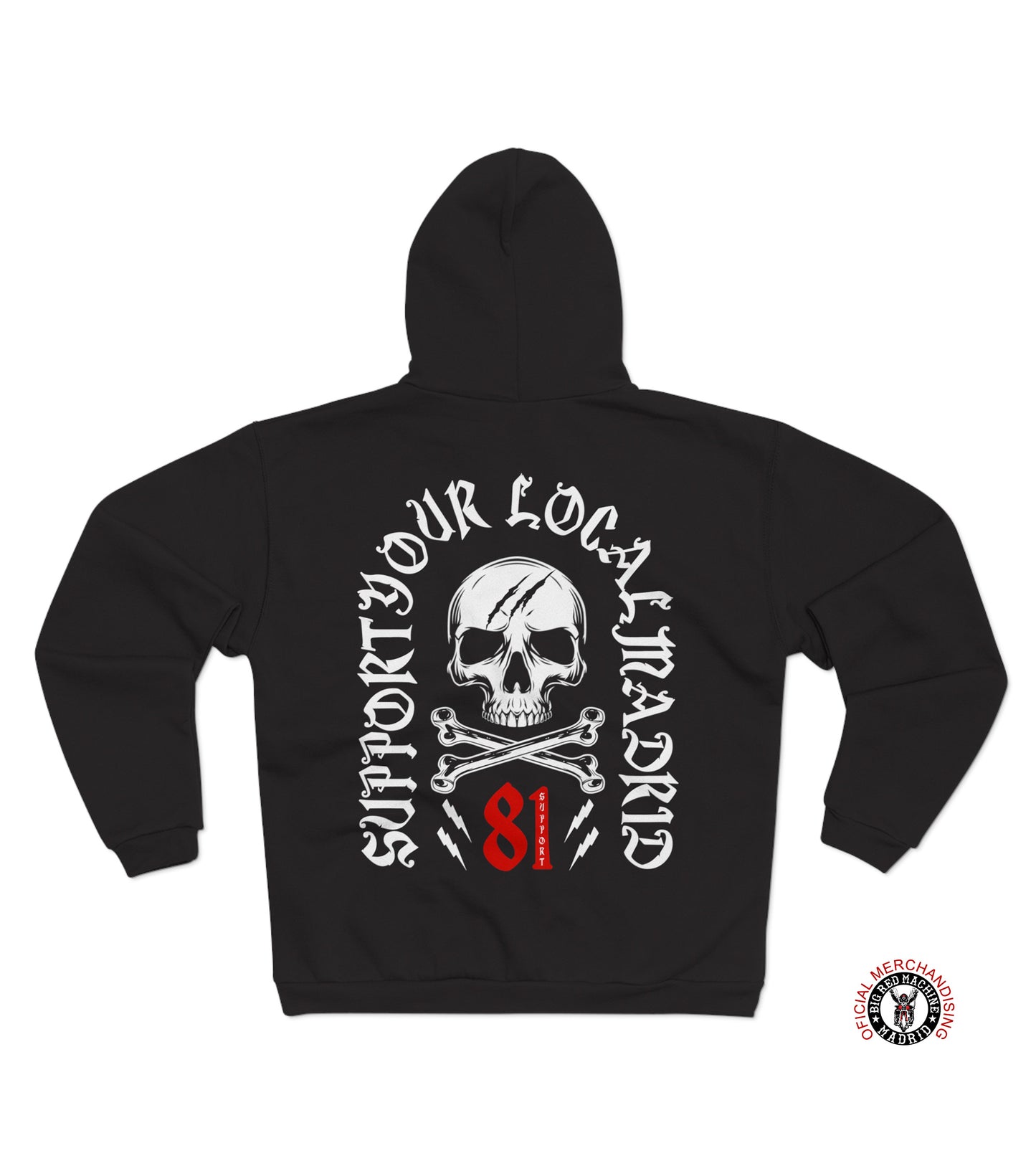Support 81 Madrid Zip-Up Hoodies Crossbone 81