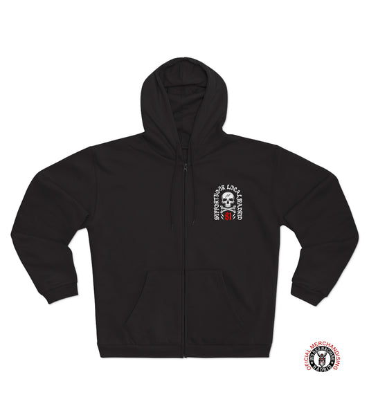 Support 81 Madrid Zip-Up Hoodies Crossbone 81
