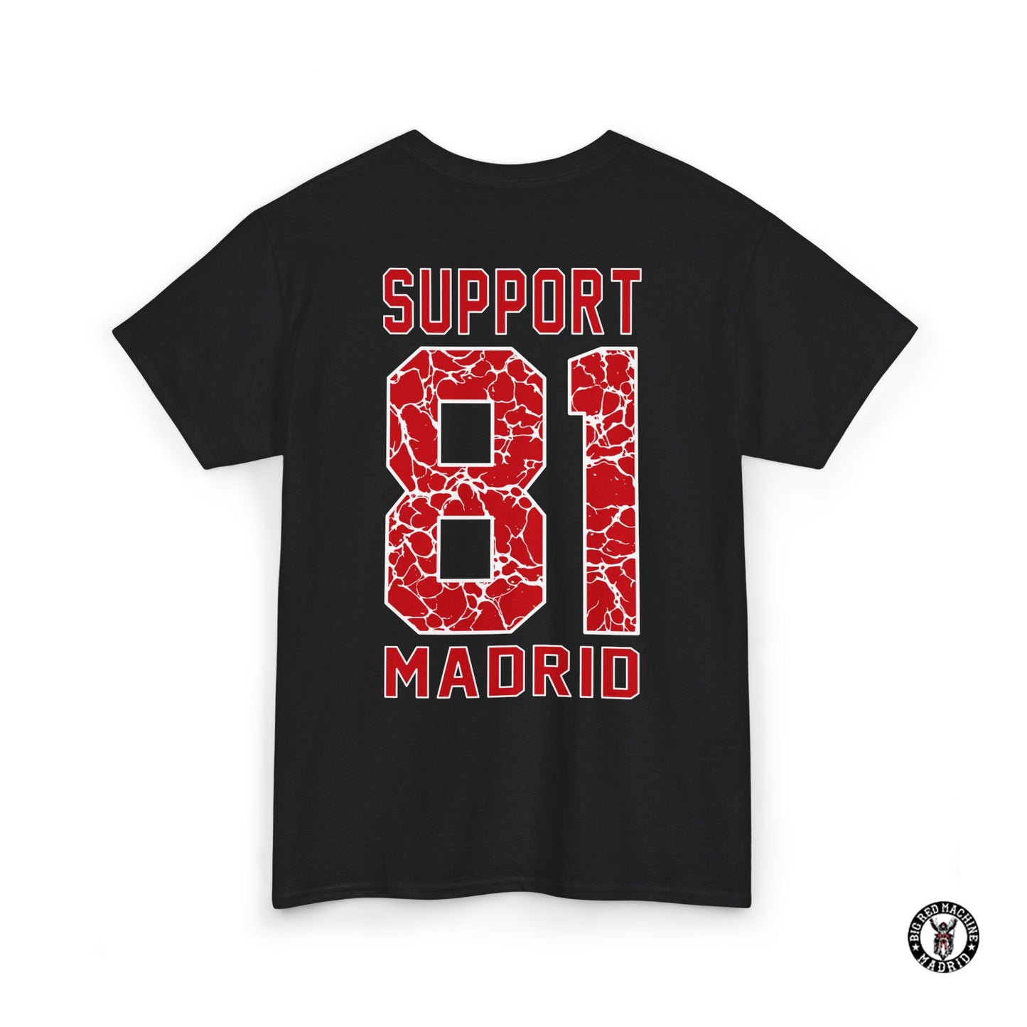 Black Back Support 81 Streetwear T-Shirt - Men's Urban Tee