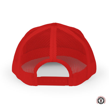 Support 81 Embroidered Letters Snapback Trucker Cap White SYL81