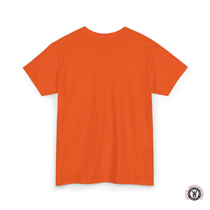 Orange Support 81 Madrid T-Shirt White Vintage Graphic Tee - Casual Streetwear Clothing Back View