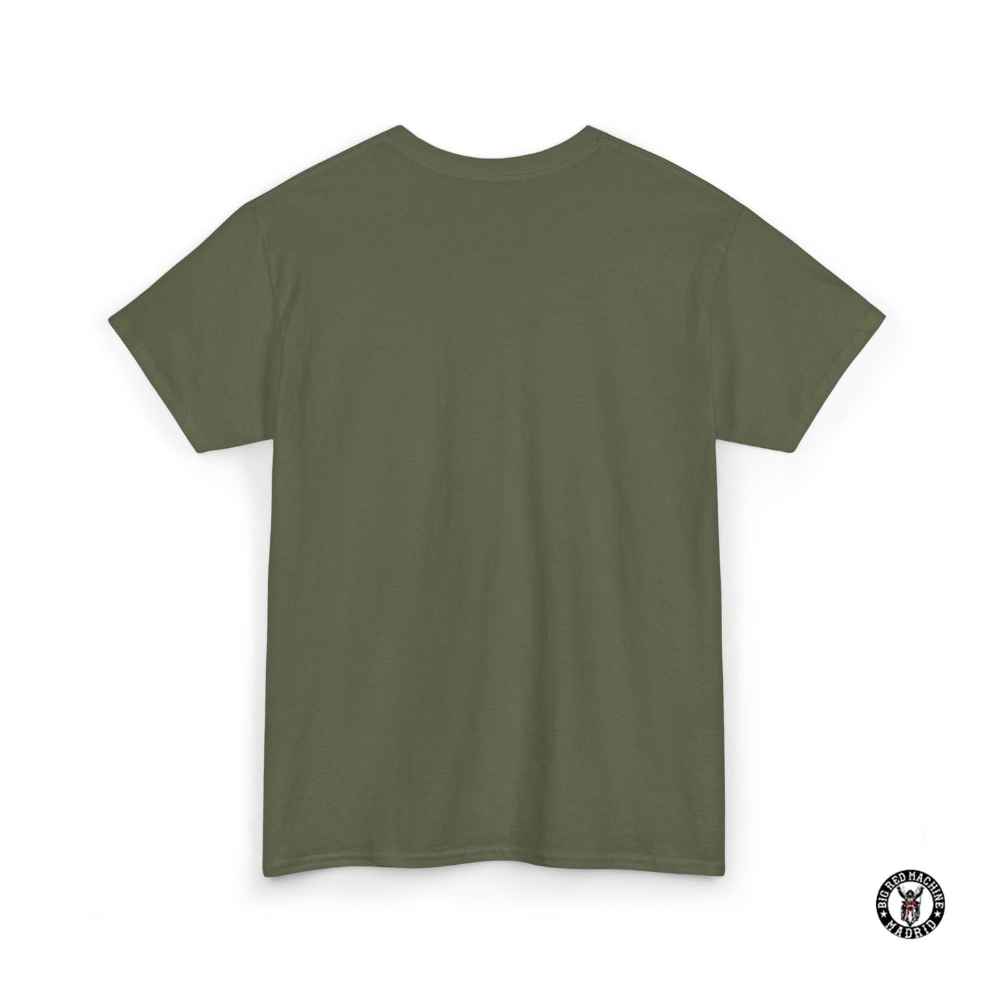 Military Green Back Support 81 Classic Biker T-Shirt Motorcycle Club Madrid