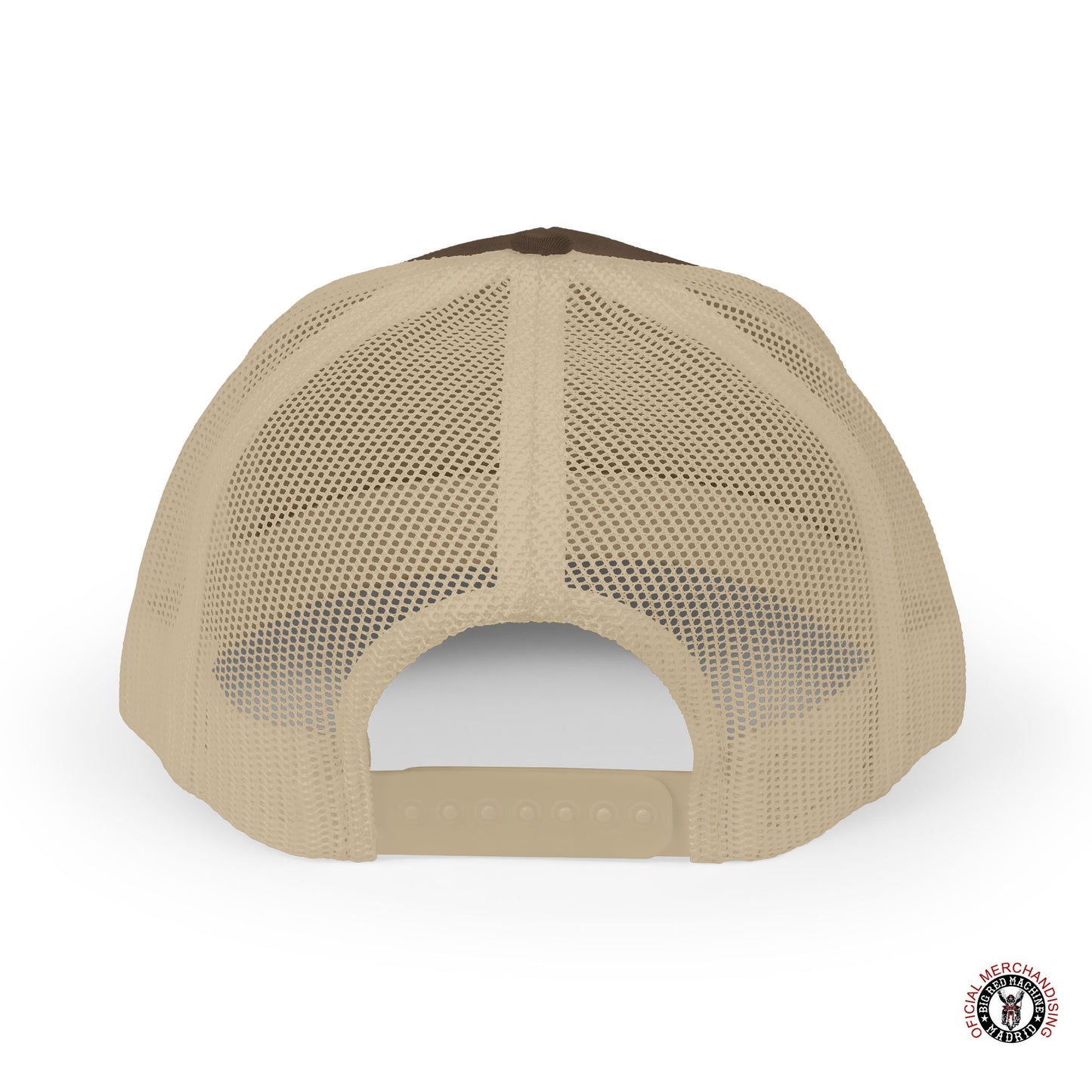 SYL81 Embroidered Letters Snapback Trucker Cap Red With White Outline Support81