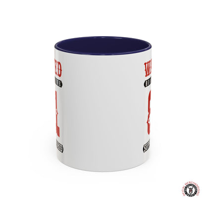 Wanted Support 81 Coffee Mugs 11oz - 0.33ml Navy Front