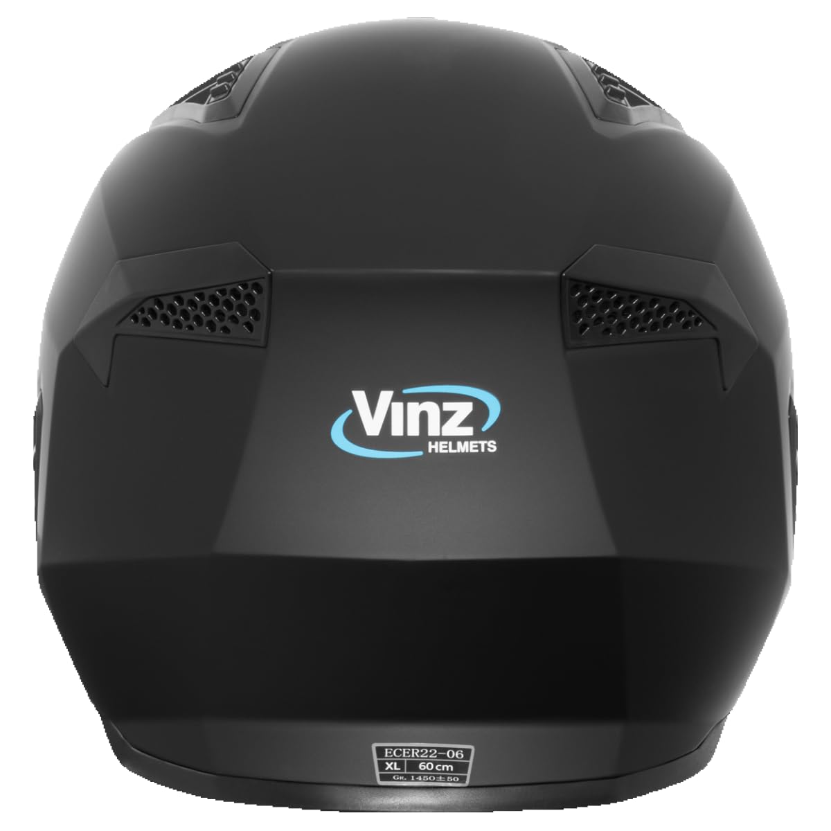 VINZ Shuto Casco Jet con Visera Solar | Casco Streetfighter para Scooter & Moto & Ciclomotor | ECE 22.06 Homologado | En Tamaño XS - XXL | para Hombre y Mujer - Negro Mate