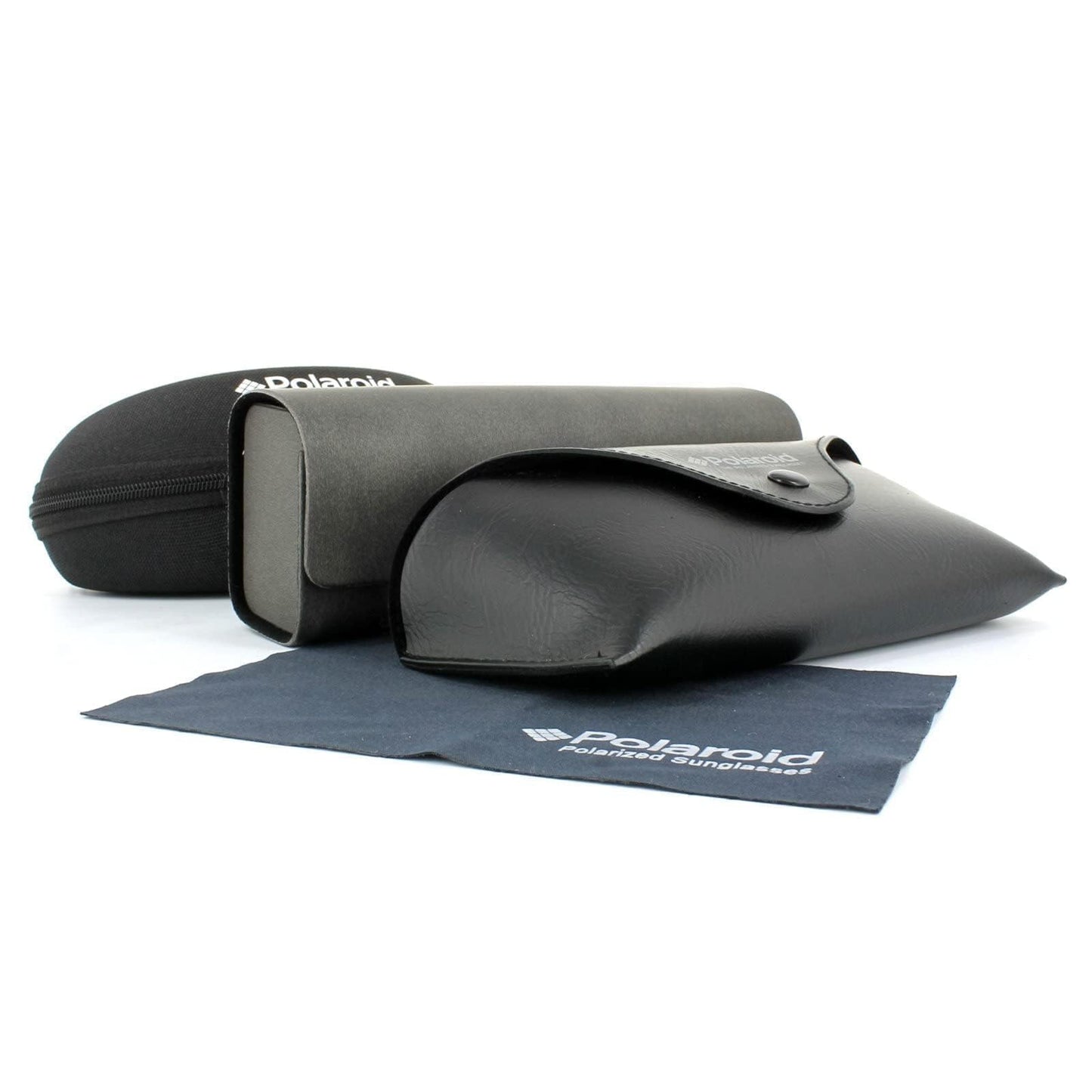 Polaroid P8411S - Gafas de sol rectangulares para hombre, 63 mm, Negro / Verde Polarizado