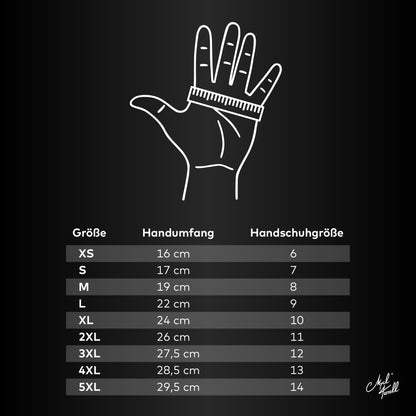 Mycl Turell Easy Rider - Guantes de moto para hombre, piel auténtica, con refuerzo de aramida, sencillos y elegantes, aspecto retro vintage (amarillo, 4XL)