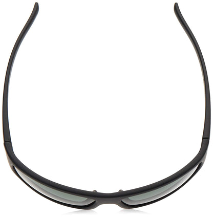 Polaroid P8411S - Gafas de sol rectangulares para hombre, 63 mm, Negro / Verde Polarizado