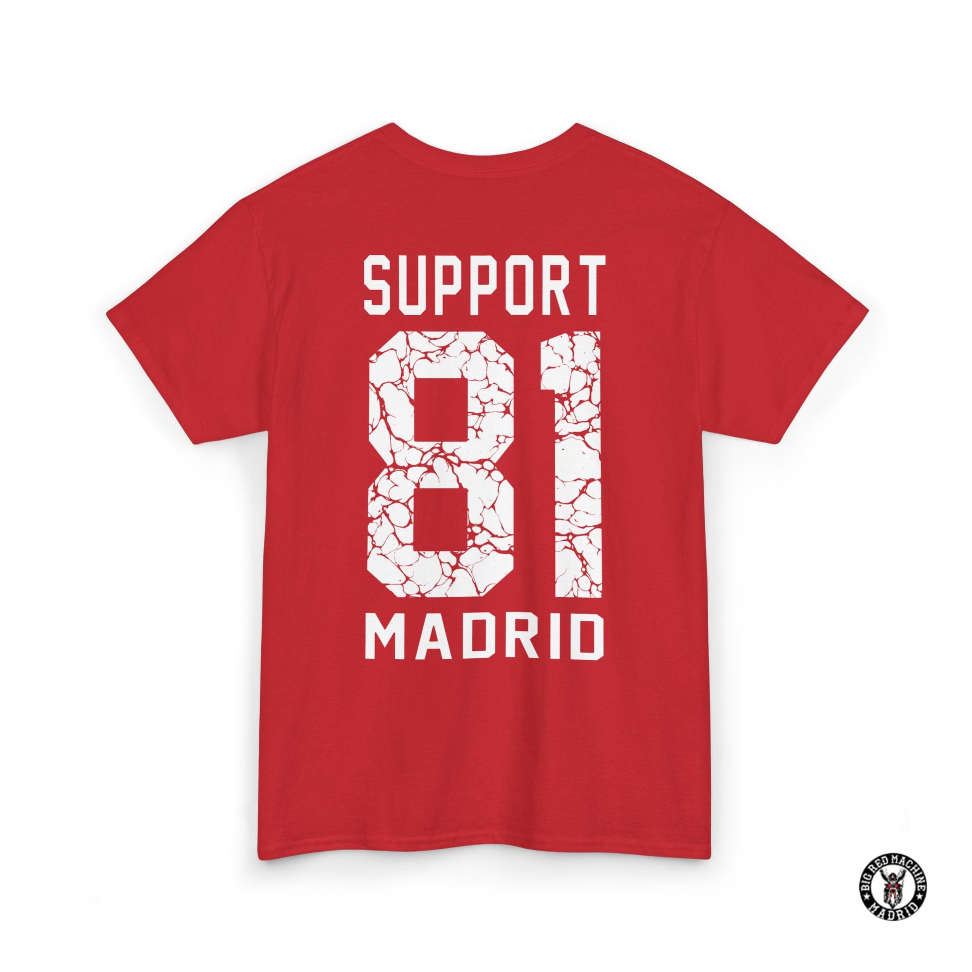 Red Back Support 81 Streetwear T-Shirt - Men's Urban Tee