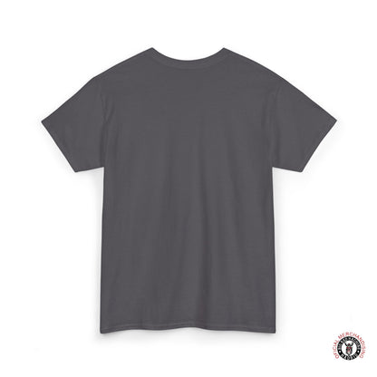 Grey Back Support 81 Motorcycle Club Culture T-Shirt - Black And Red Graphic